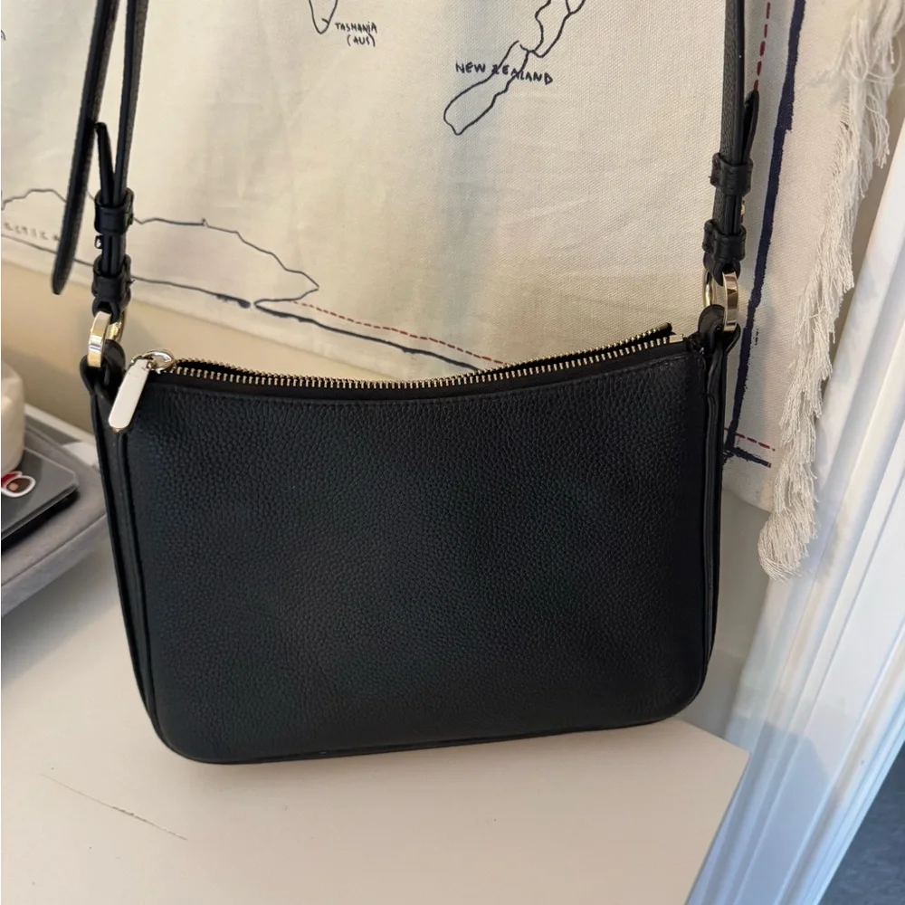 Kate Spade Black Pebbled Leather Crossbody Bag - Picture 3 of 4